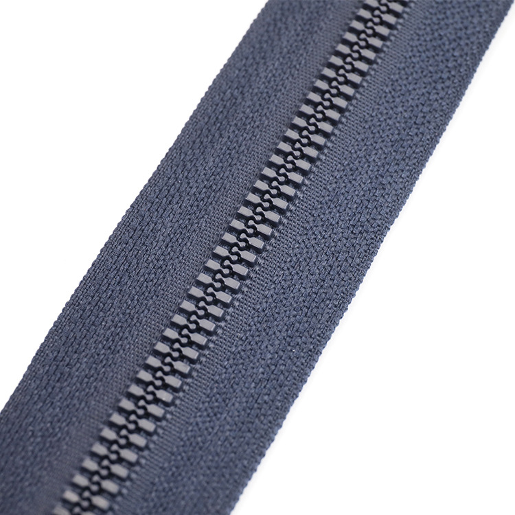 plastic zipper with imitating metal teeth 7